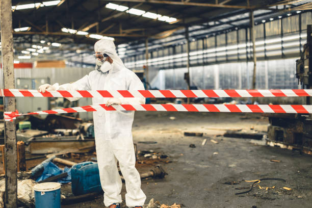Professional Hoarding Cleanup technician working in Rex, GA